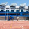 Palacio deportes l´Illa. Canchas basket exteriores