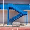 Palacio deportes l´Illa. Escaleras acceso pabellón